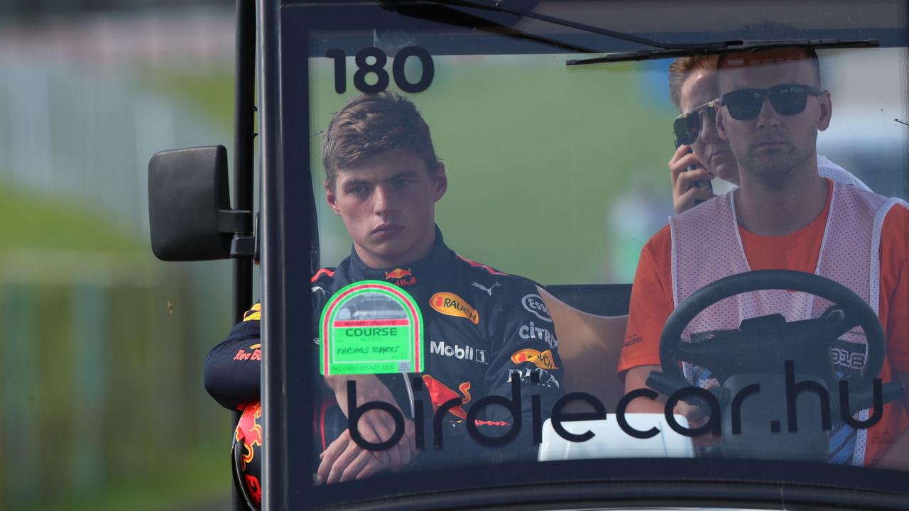 F1 Hungary Max Verstappen Sprays Renault Over Team Radio