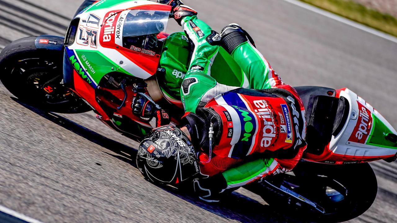 Motogp Scott Redding Explains Helmet Scraping Photo At