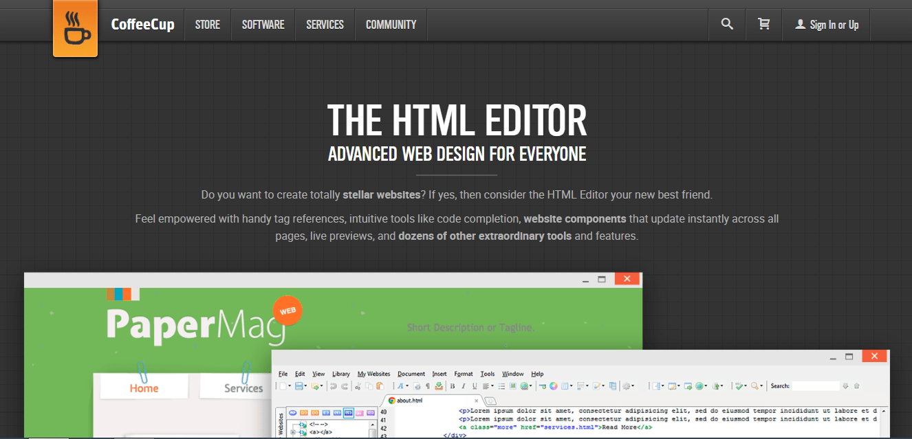 The html editor, a commercial program for geared web . 10 Best Free And Premium Html Editors For Web Developers