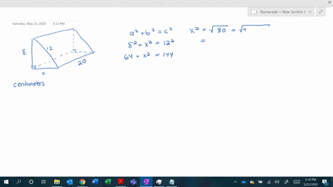 Solved Calculate The Area Of The Frustum Shown In Figure 7 4 7 Using A Geometry Alone And Second B A Surface Are The area of the cross-section then is the area of a circle and the radius of the circle is given by latexfxlatex Use the formula for the area of the circle.