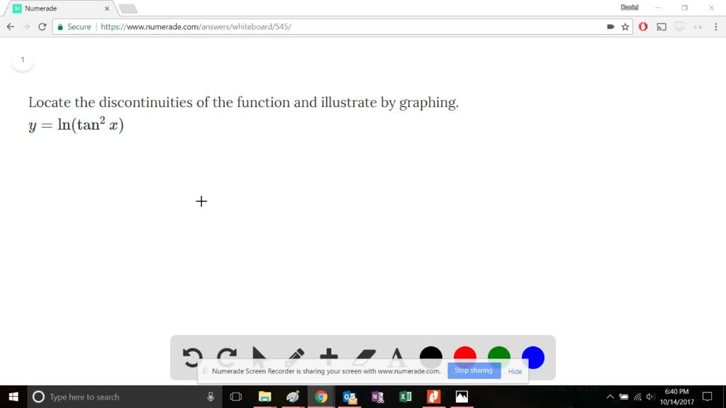 SOLVED:Locate the discontinuities of the function…