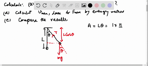 Solved A Simple Pendulum Has A Mass Of 0 250 Mathrm Kg And A Length Of 1 00 Mathrm M It Is Displaced Through An The pendulum is released from position A.