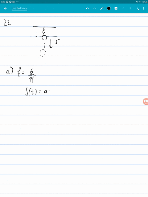 Solved I A Pendulum Makes 36 Vibrations In Exactly 60 Mathrm S What Is Its A Period And B Frequency 