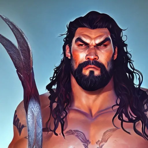 Action figure of jason momoa