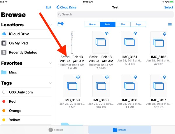 Как переименовать файлы и папки в iOS