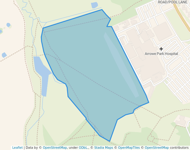 Arrowe Park In Birkenhead Map And Routes Thumb 