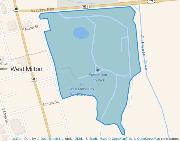 West Milton City Park In Map And Routes Thumb 2403.