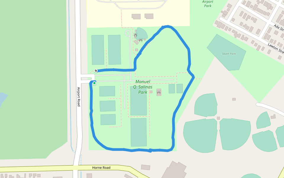Manuel q. salinas park walking and running