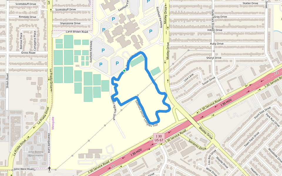 Eastfield College In Texas Walking Map 9vg68 20200225 7 