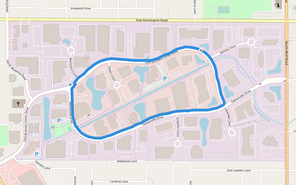 Maple Trails Park In Illinois Walking Map Dp3rr 20200225 1 