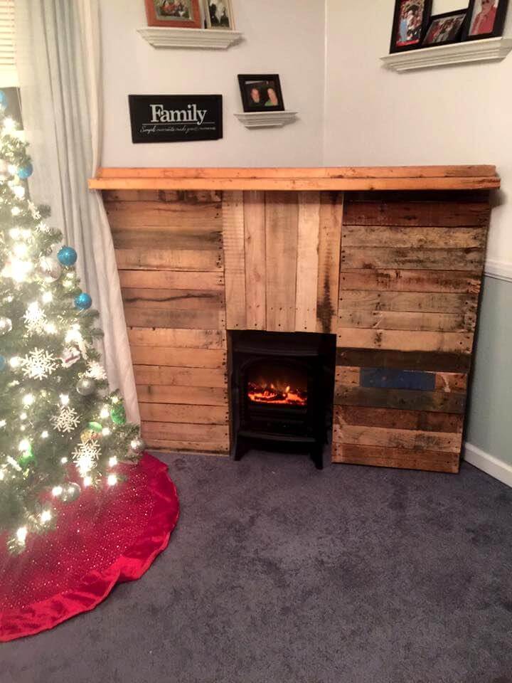 Pallet Fireplace Jeanniejeanniejeannie Co Uk