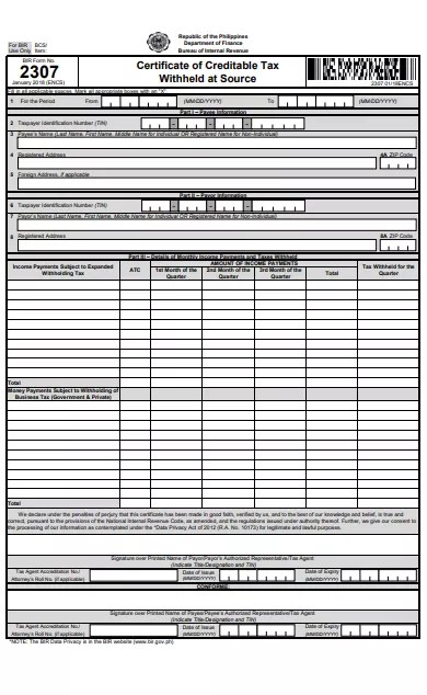 Busapcom Bir Form 2307 Download - Nature Illustration Collection - 8K Quality