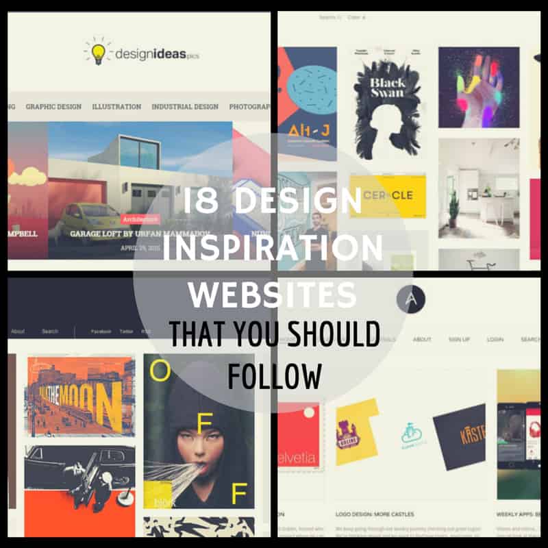 18 Design Inspiration Websites You Should Follow Photoshop Tutorials