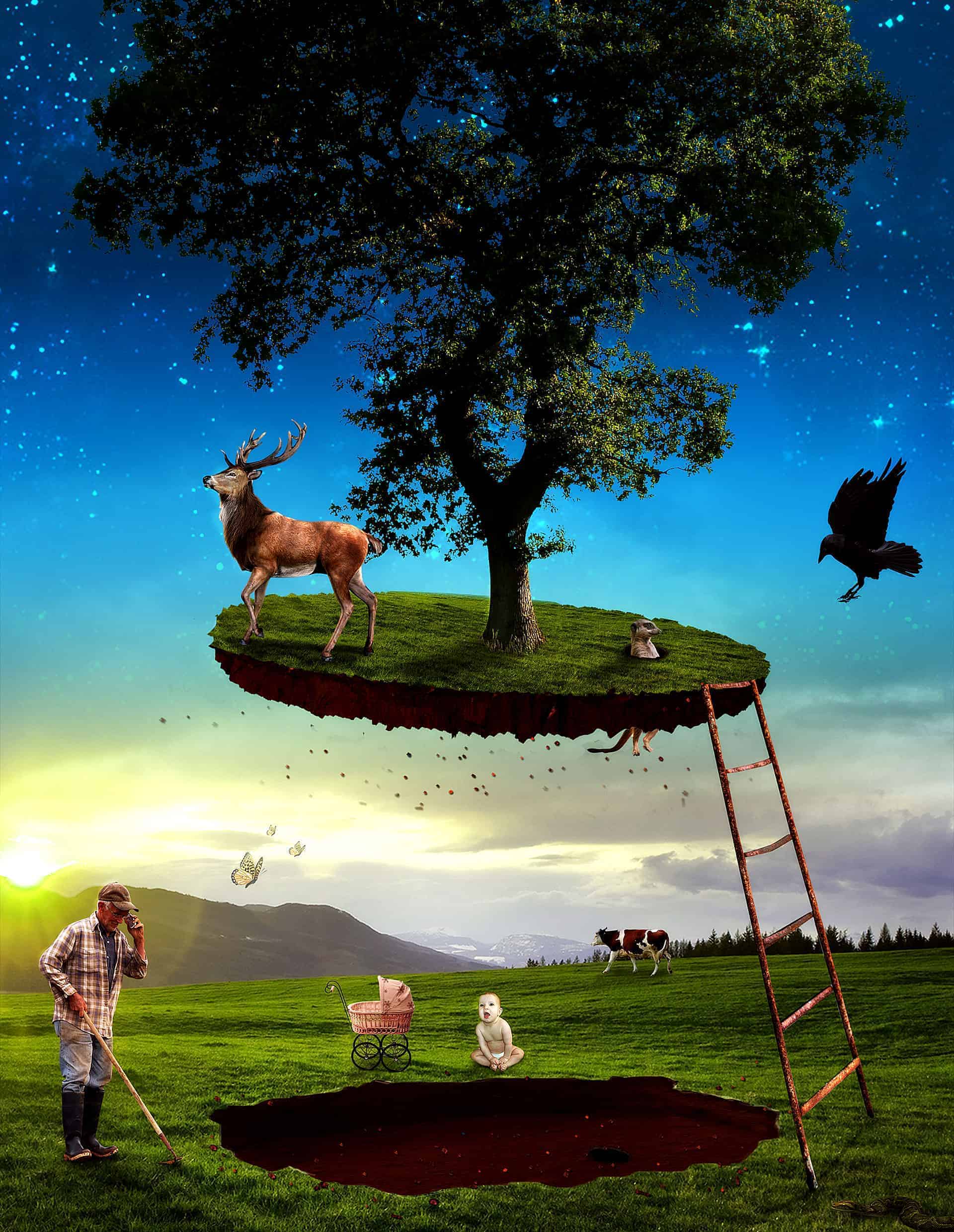 Photoshop Advanced Tutorials Photo Manipulation Tutorials - Full HD Colorful Designs for Desktop