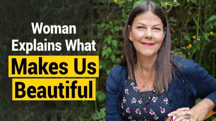 What makes a beautiful woman