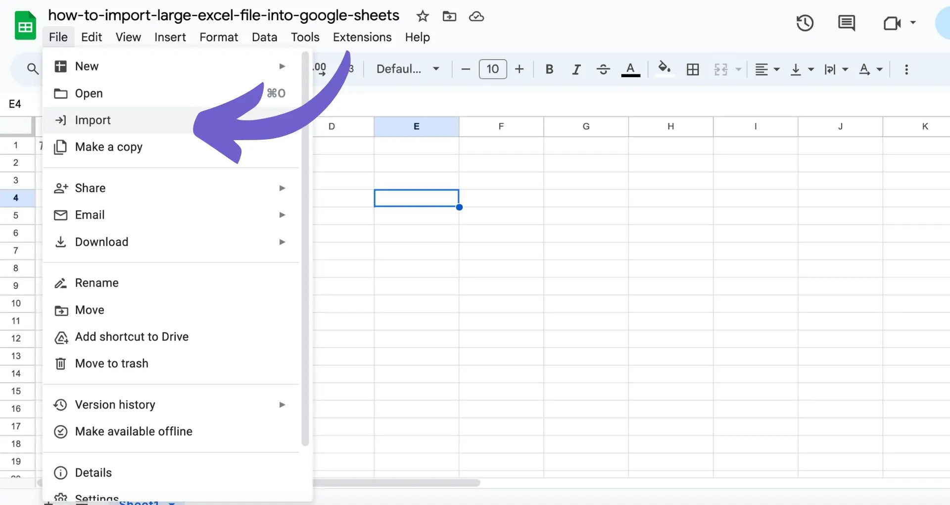 Import Large Excel Files to Google Sheets: A Step-by-Step Guide (3) Import Large Excel Files to Google Sheets: A Step-by-Step Guide (3)