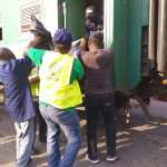 PICTORIAL: Ongoing rescue efforts at train, Lagos govt staff bus collision site PICTORIAL: Ongoing rescue efforts at train, Lagos govt staff bus collision site