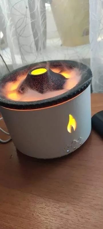 Volcano Aroma Air Diffuser Humidifier Fire Flame Purified Nz - Professional HD Gradient Photos | Free Download