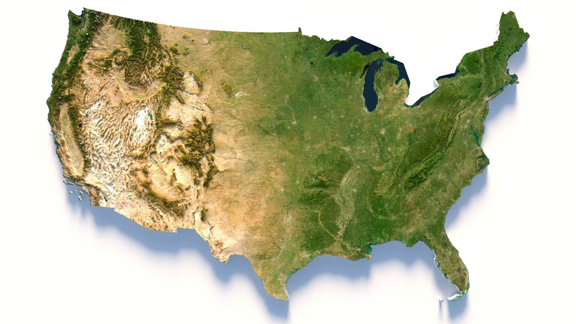 USA Terrain Map 3D Model By 3dstudio Usa Terrain Map 08 