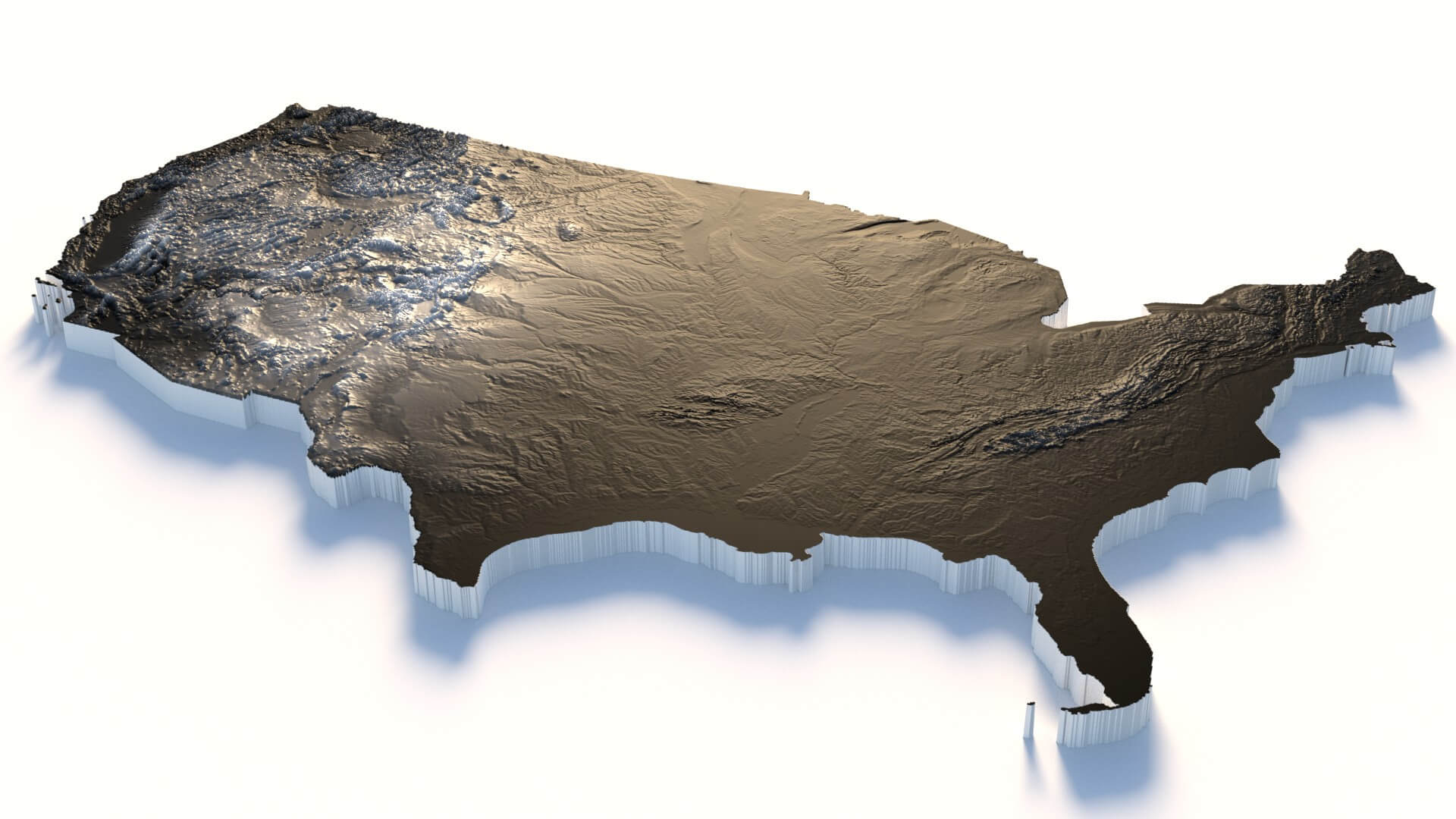 USA Terrain Map 3D Model By 3dstudio Usa Terrain Map 13 