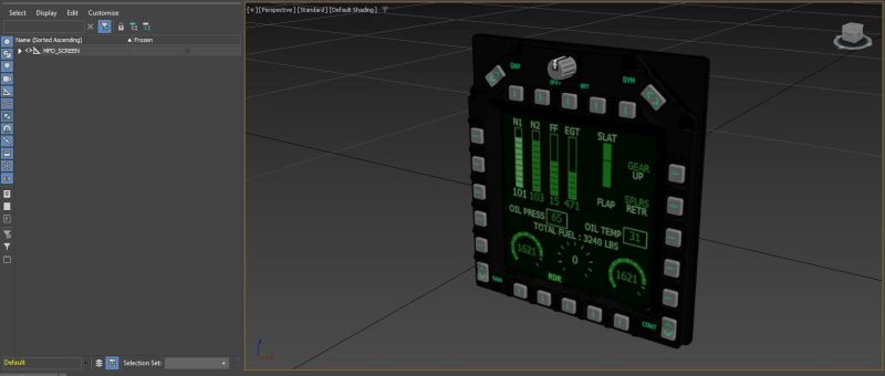 36 Multi Function Display Mfd System - Gorgeous Light Art - HD