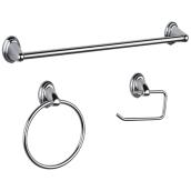 TAYMOR Ultra 4-Piece Bathroom Accessory Set - Chrome 02