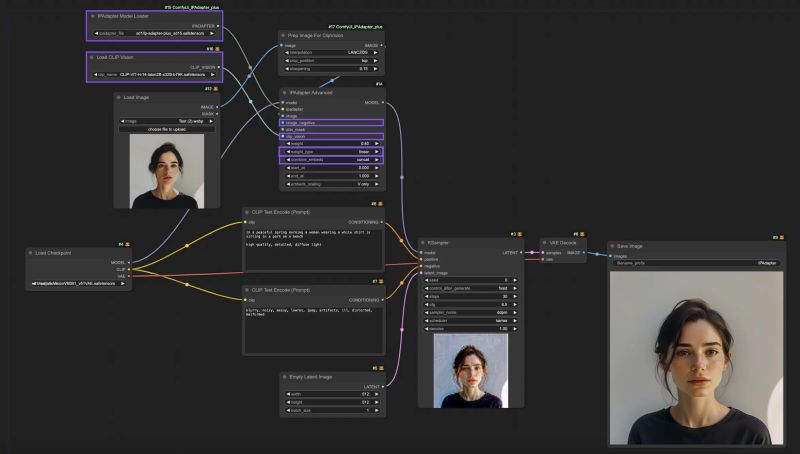 Comfyui Tutorial Style Transfert Using Ipadapter Doovi - 4K Gradient Patterns for Desktop