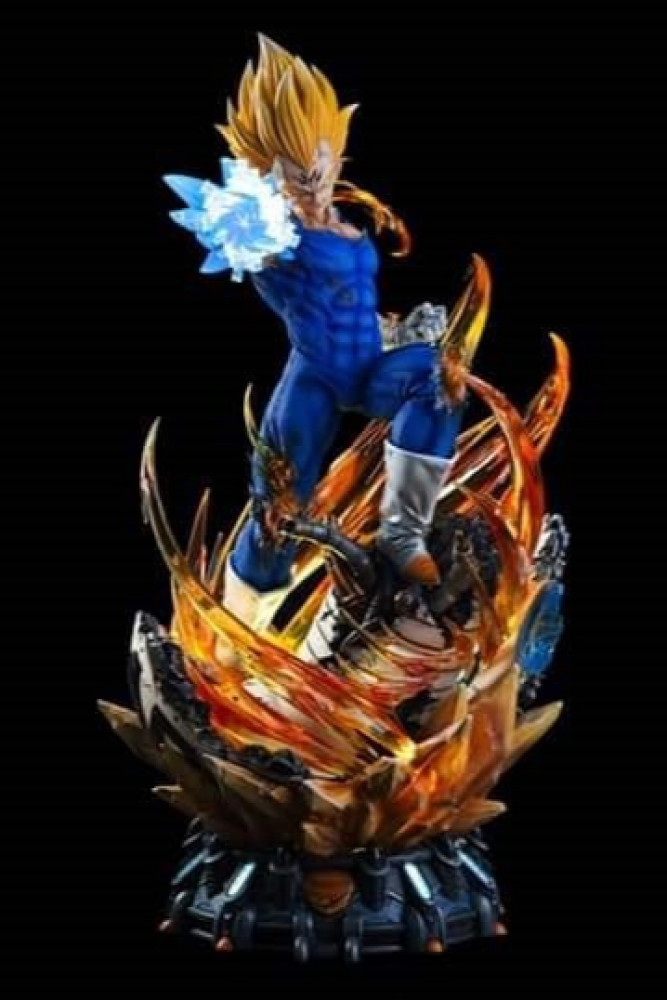 The dragon ball resin statue is a collectible that you can display in your home or. Dragon Ball Z Vegeta 1 4 Scale Resin Statue Relax Dean Relics Den