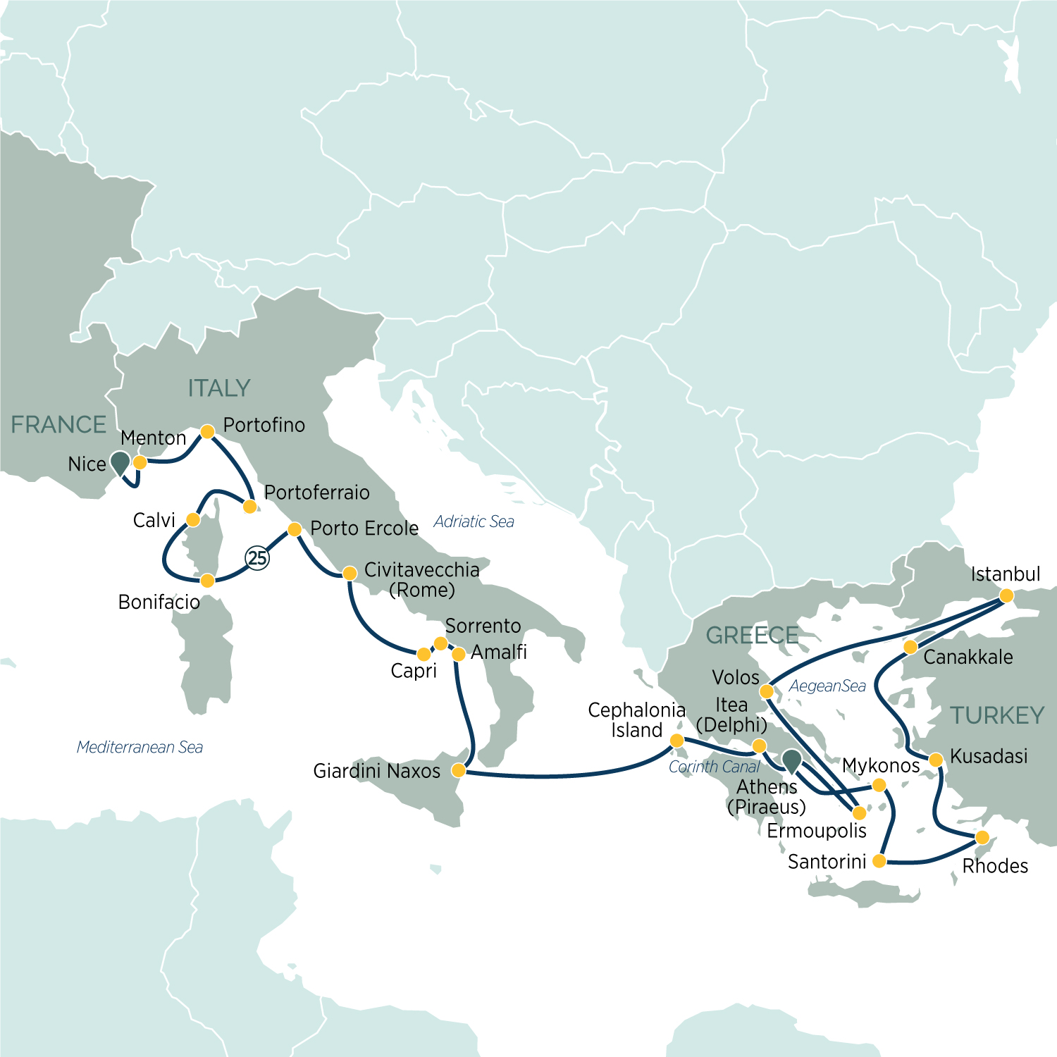 Asmalimescit, part of istanbul’s central beyog?lu borough, reached a peak of glamour and. Discover Gems Of The Mediterranean Coastlines Emerald Cruises