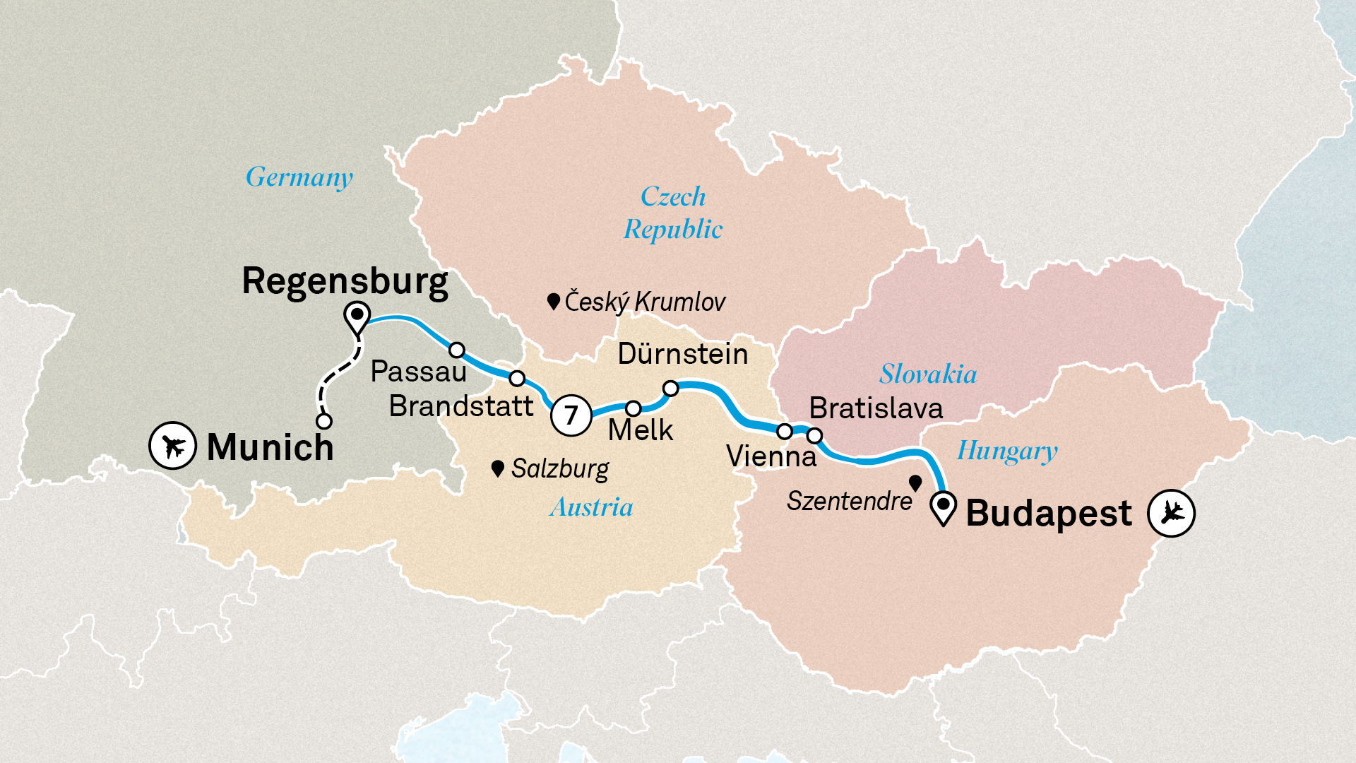Danube River On World Map NBU 4 2026 