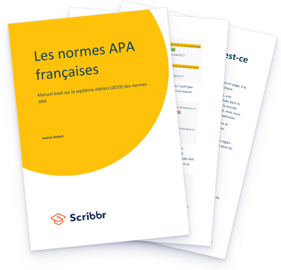 Mettre en scène une problématique de la vie de l' . Les Normes Apa Tout Ce Que Vous Devez Savoir
