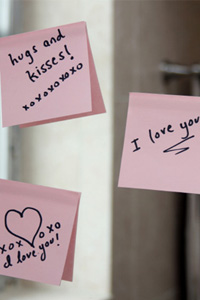 Love Notes on Mirror