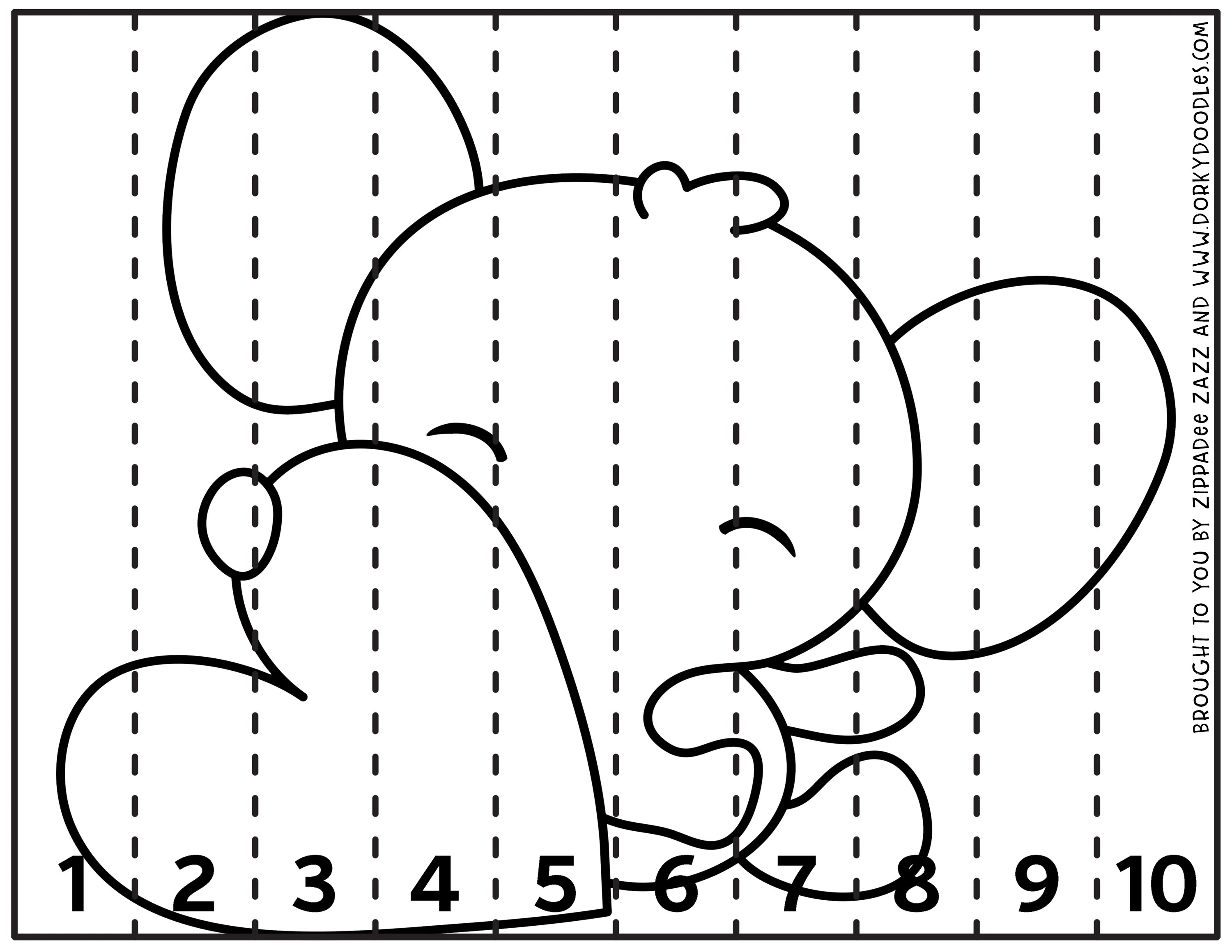 valentine number puzzle printable dorky doodles