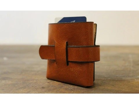 No Stitch Leather Wallet