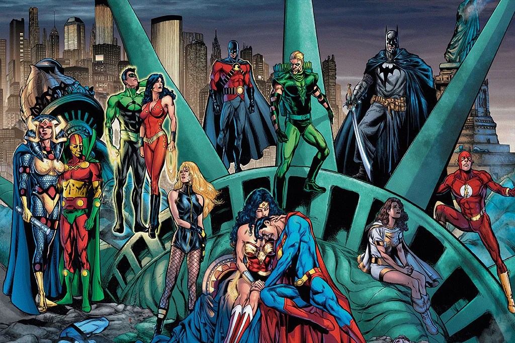 Green Lanter Batman Superman Flash Wonder Woman Comics Poster My Hot Posters