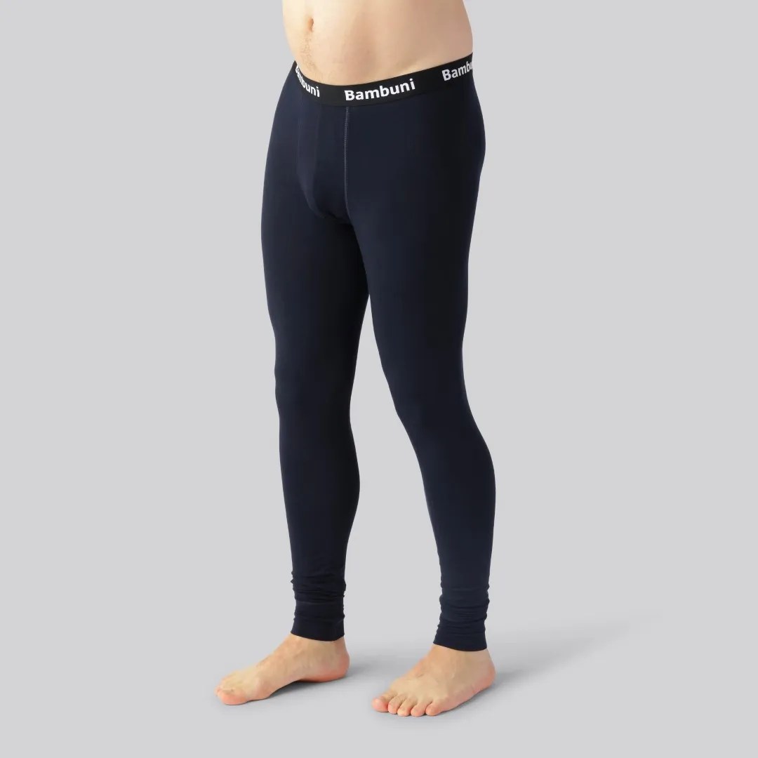 Bambuni Bambus long johns i navy til mænd Bambuni Bambus long johns i navy til mænd