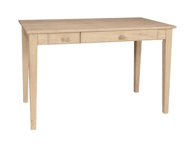 Shop farmhouse desks from ashley furniture homestore. Shaker Hardwood Computer Desk - UnfinishedFurnitureExpo
