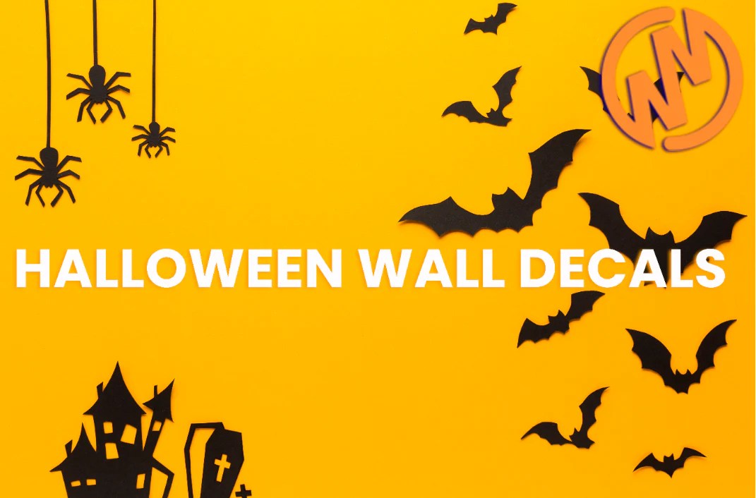 Tape undersides to each other (avoids gaping) and hang. 7 Of The Best Halloween Wall Decal Themes Wallmonkeys Com