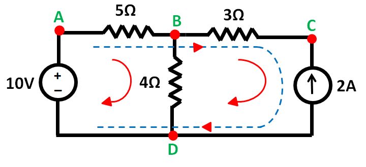 Node Junction Branch Loop And Mesh In Electrical Circuit Explanation - Elegant High Resolution Abstract Backgrounds | Free Download