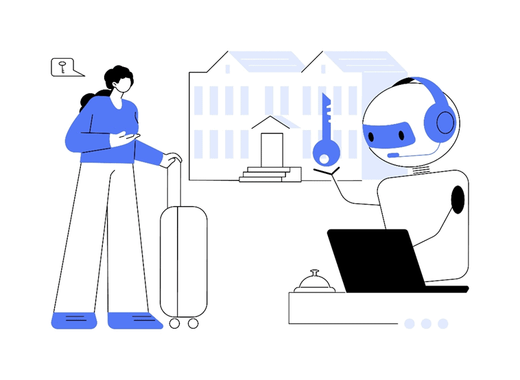 Master Artificial Intelligence For Business Marketing And Hospitality - Beautiful Abstract Design - 4K