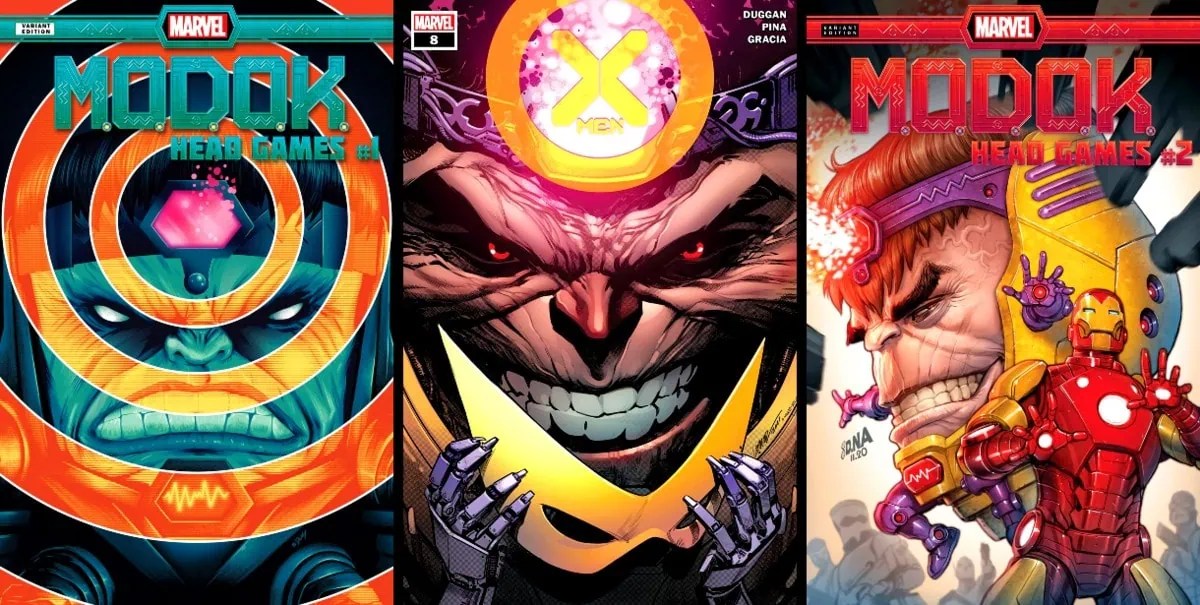 MODOK Comics Reading Guide Modok Comics Covers 2020s Head Games Xmen 