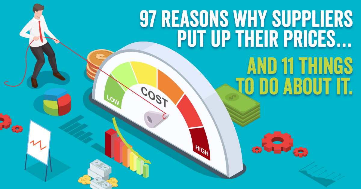 Strategies for reducing supplier costs and avoiding price rises
