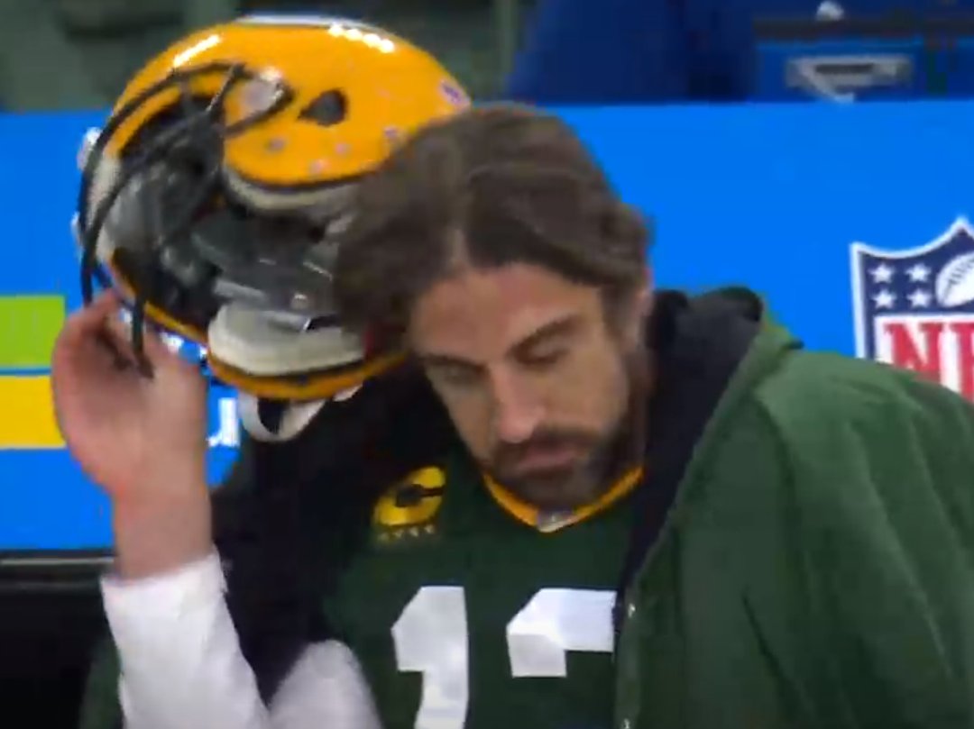 photo Aaron Rodgers 2021 game 7