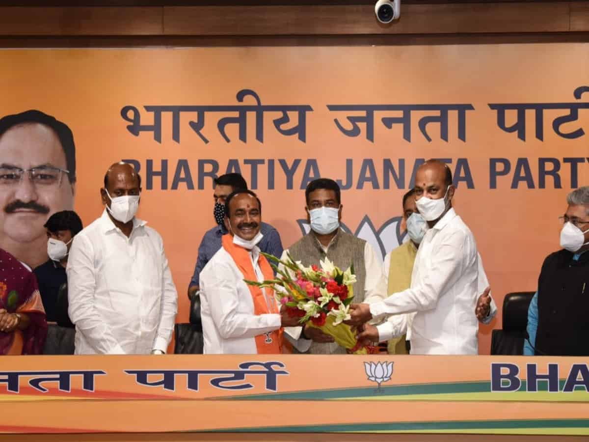 More than 50 leaders of the telugu desam party (tdp) in telangana, including former legislators and ministers, joined the bharatiya janta party (bjp) on monday, said bjp leaders of the. Telangana Eatala Rajender S Future Lies On Winning Huzurabad Bypoll