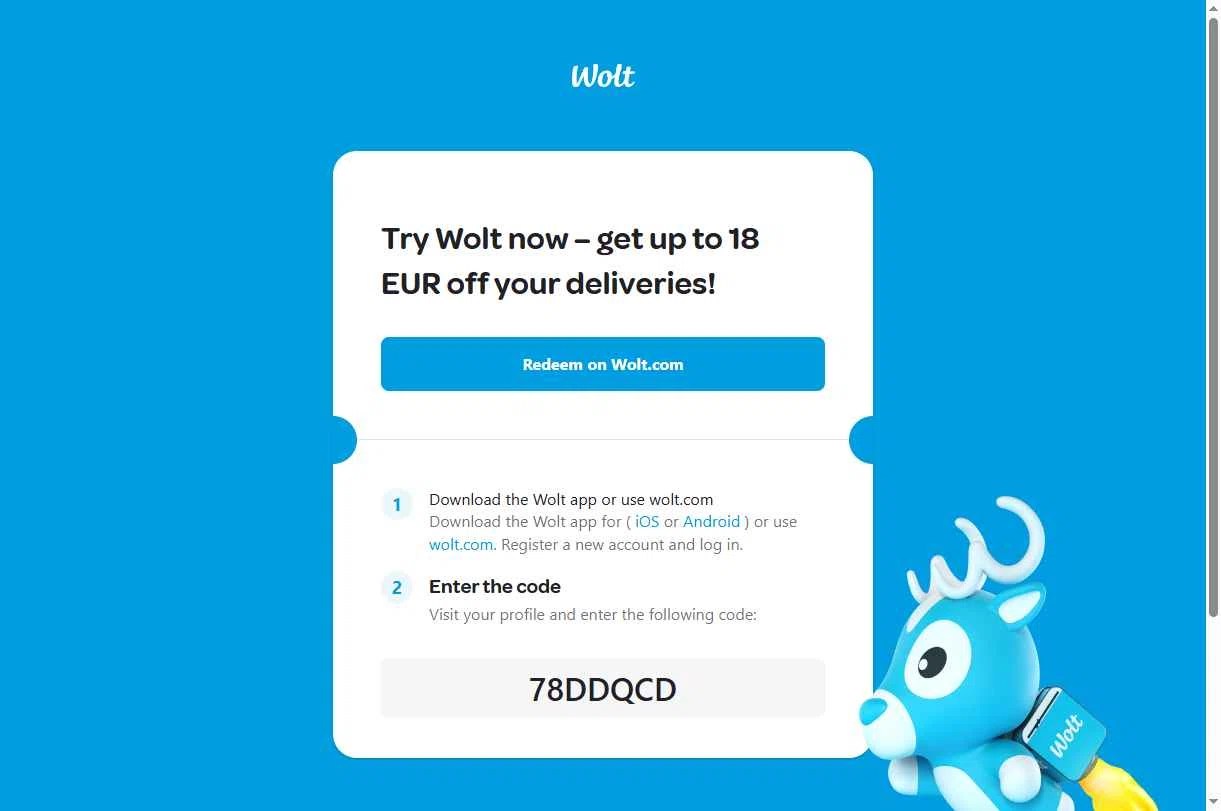 Wolt Promo Codes 5 Off W Code 5 Verified Jan 2026