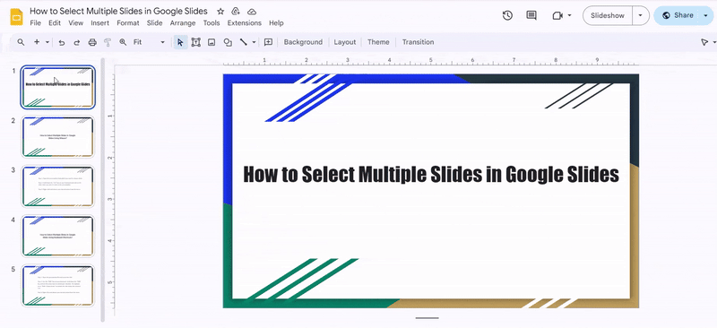 How To Select Multiple Slides In Google Slides Quick Guide - Sunset Wallpaper Collection - 4K Quality