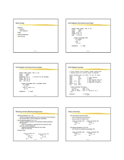 07 Sequential Verilog | PDF