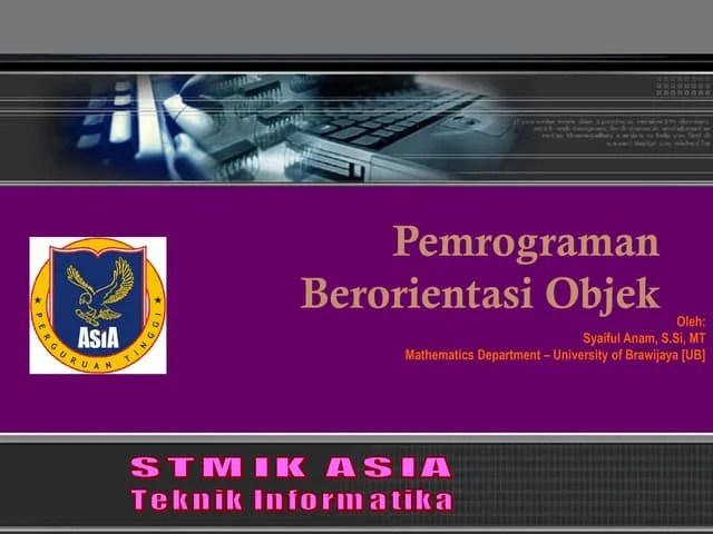 1.introductionto Objectorientedprogramming | PPT