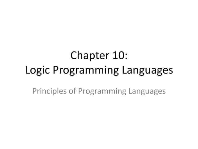 10 Logic+programming+with+prolog | PDF