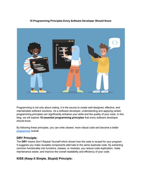 10 Programming Principles Every Software Developer Should Know.pdf